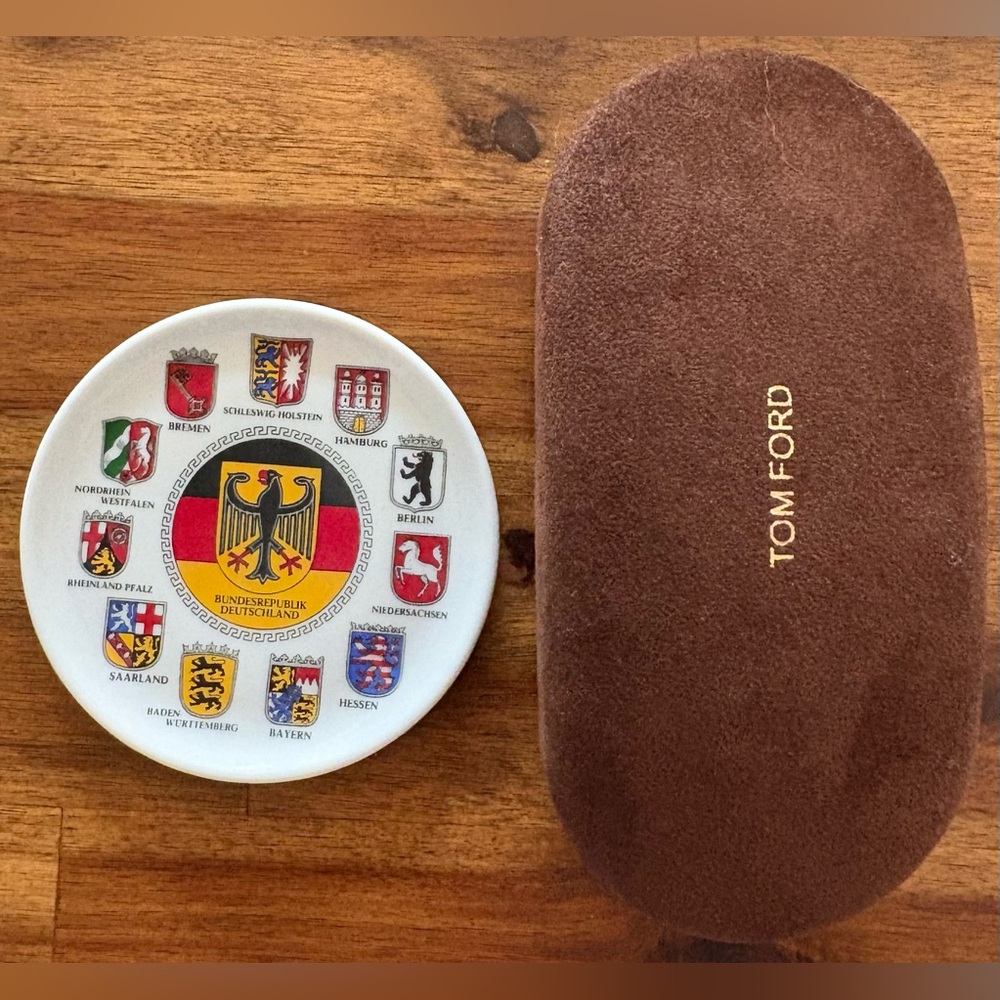 Vintage Decorate German Trinket Dish Keepsake Plate